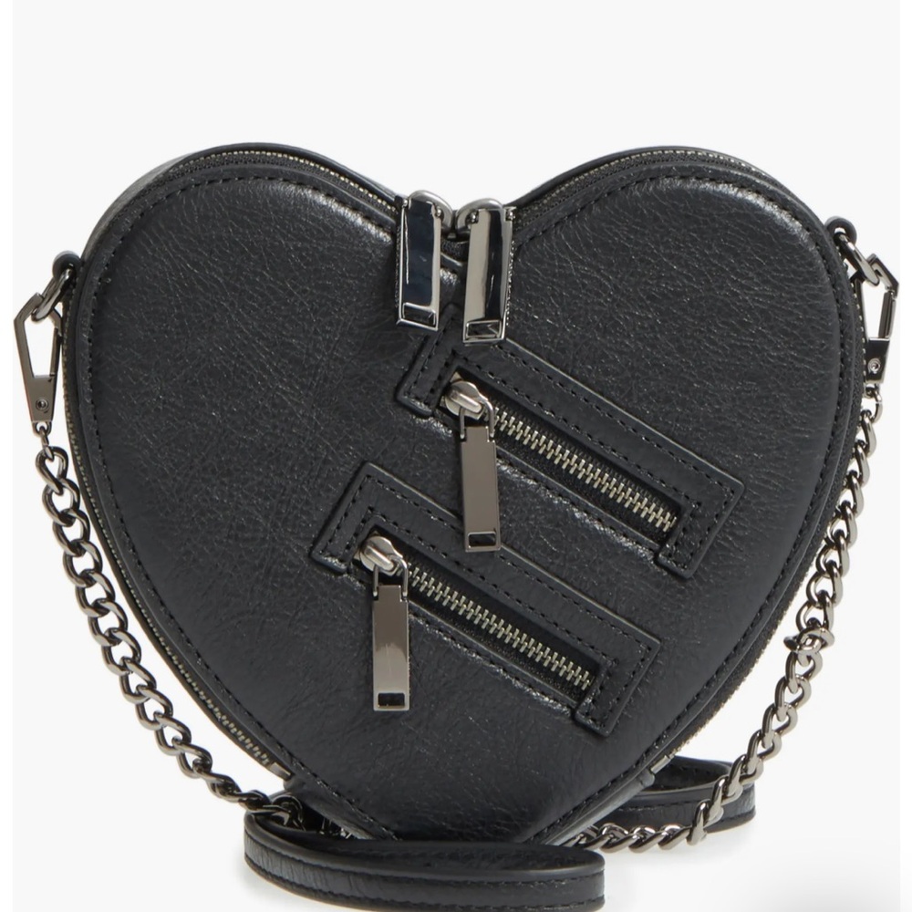 Rebecca Minkoff Black Crossbody Bag with Silver Hardware